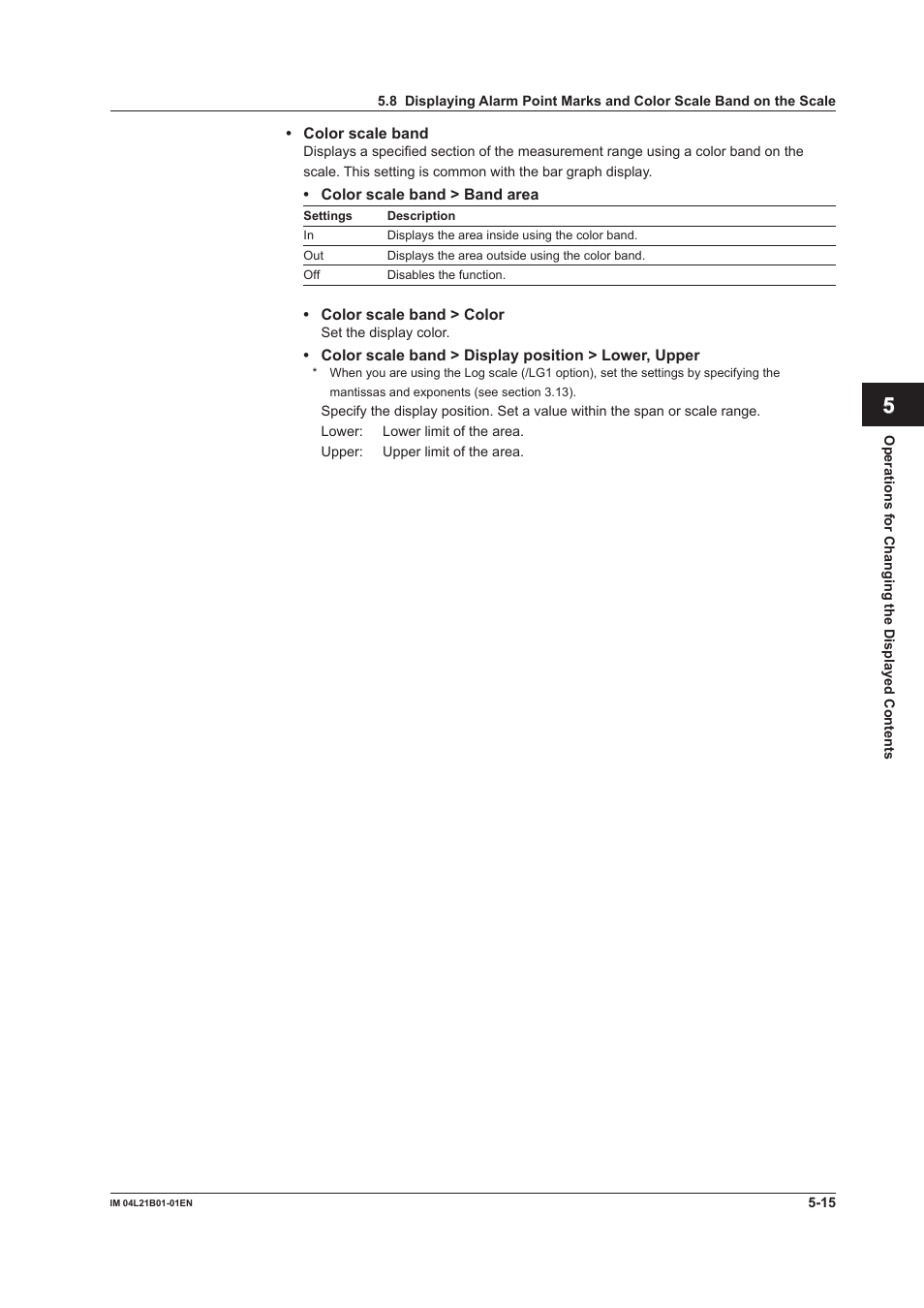 Yokogawa Value Series FX1000 User Manual | Page 156 / 327