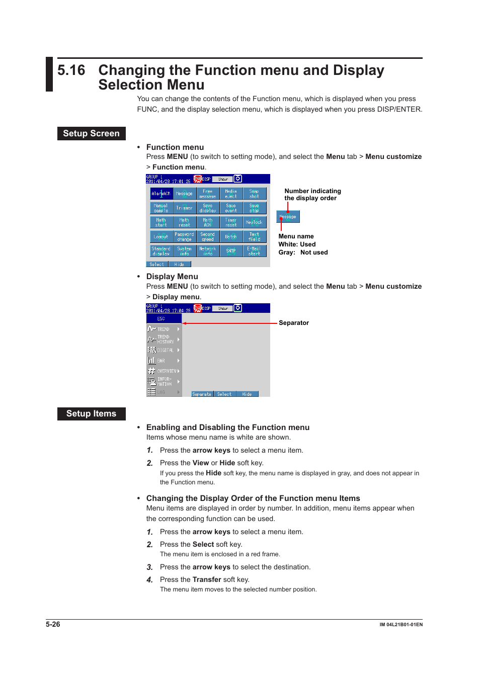 Yokogawa Value Series FX1000 User Manual | Page 167 / 327