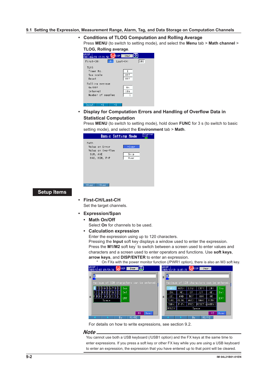 Yokogawa Value Series FX1000 User Manual | Page 207 / 327