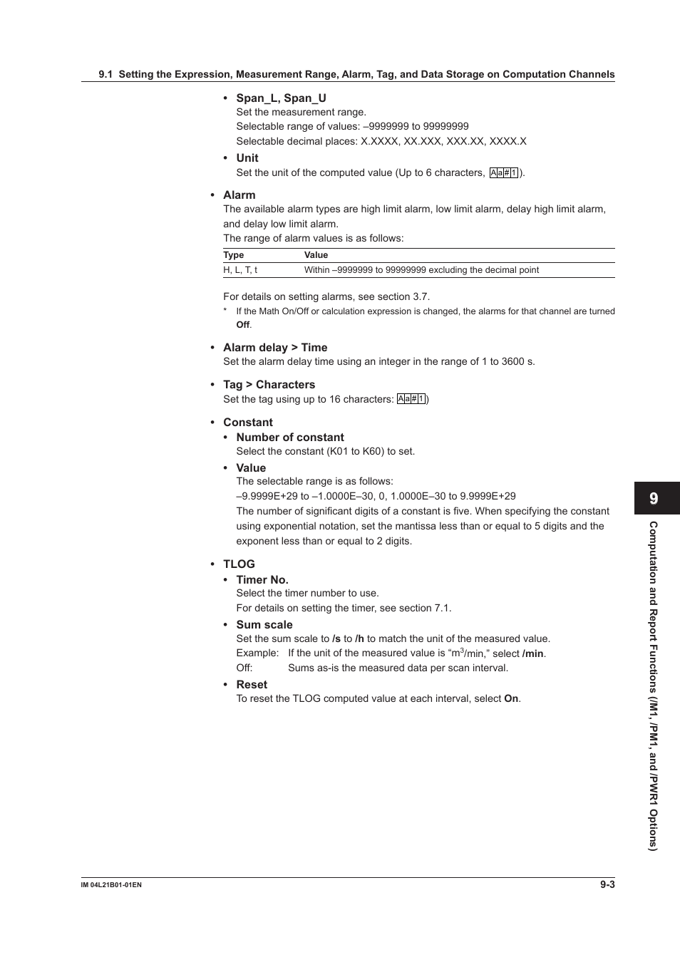 Yokogawa Value Series FX1000 User Manual | Page 208 / 327