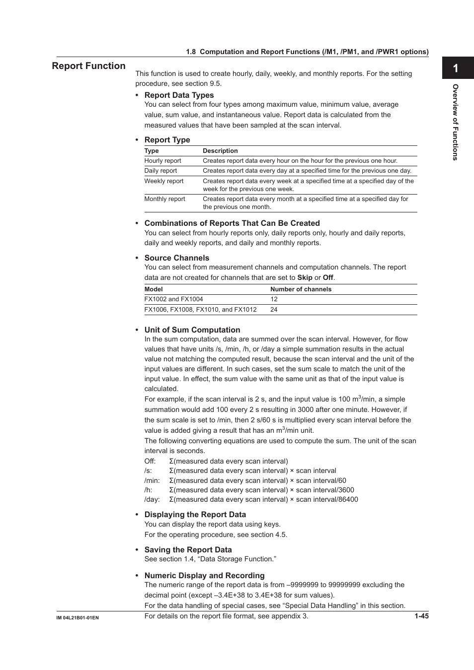 App index report function | Yokogawa Value Series FX1000 User Manual | Page 54 / 327