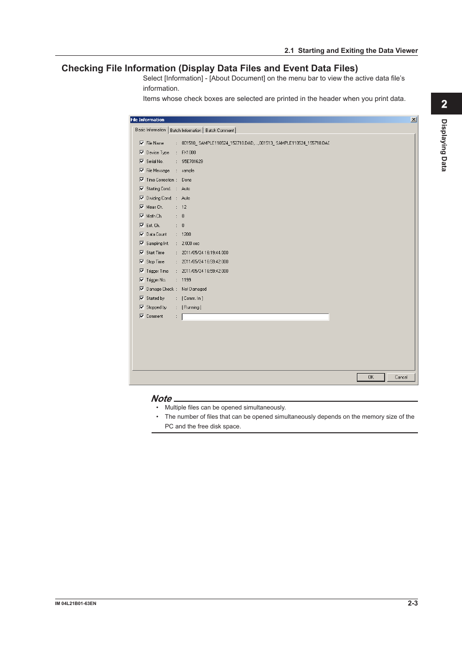 Yokogawa Value Series FX1000 User Manual | Page 12 / 57