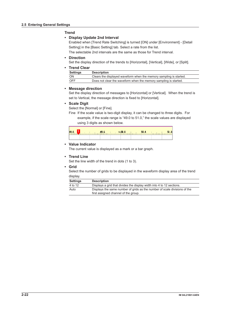 Yokogawa Value Series FX1000 User Manual | Page 35 / 95