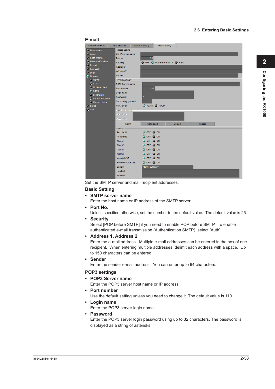 Yokogawa Value Series FX1000 User Manual | Page 66 / 95