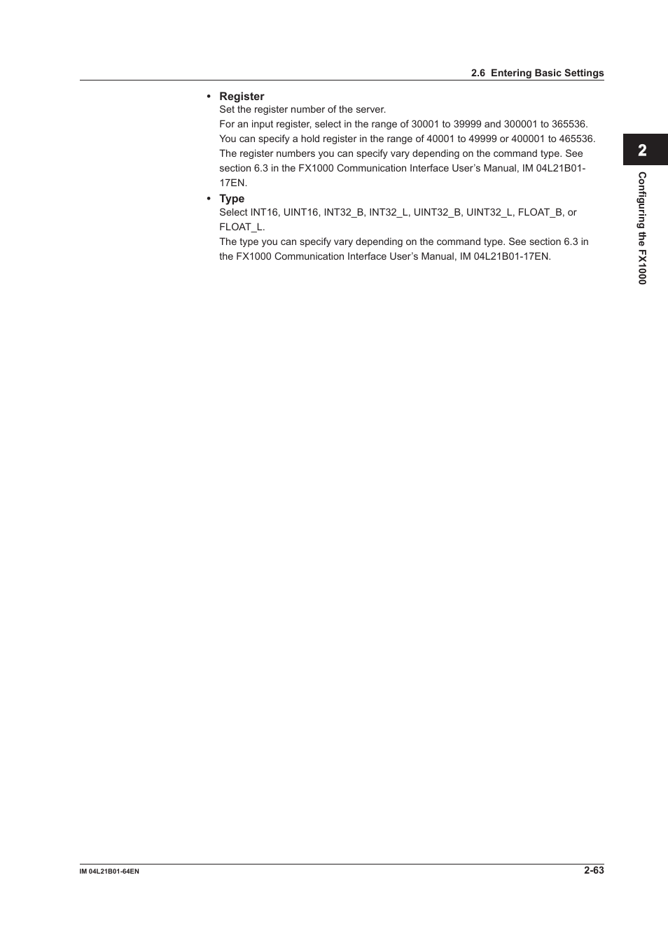 Yokogawa Value Series FX1000 User Manual | Page 76 / 95