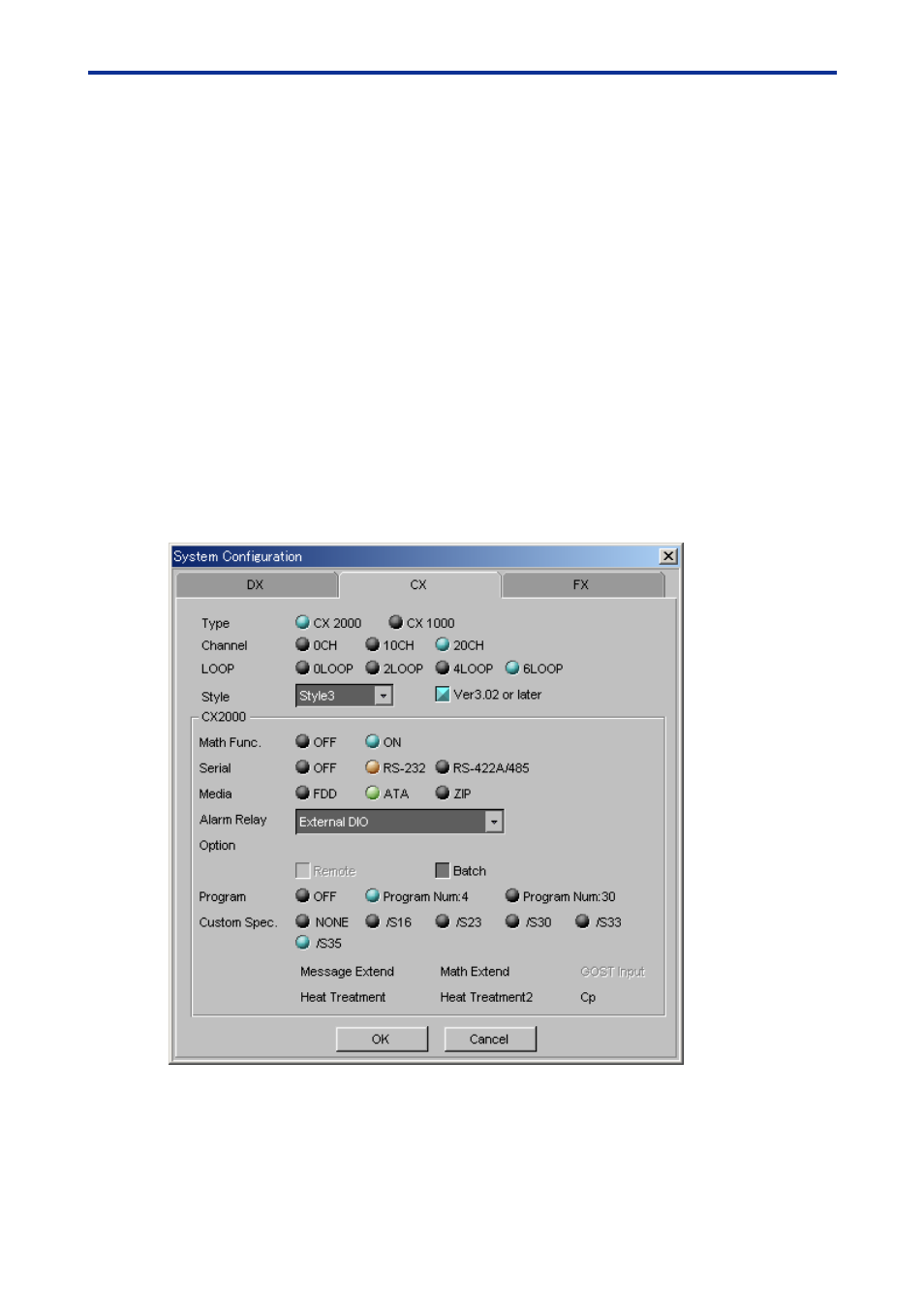 Daqstandard pc software, 1 hardware setting | Yokogawa Data Acquisition with PID Control CX2000 User Manual | Page 7 / 13