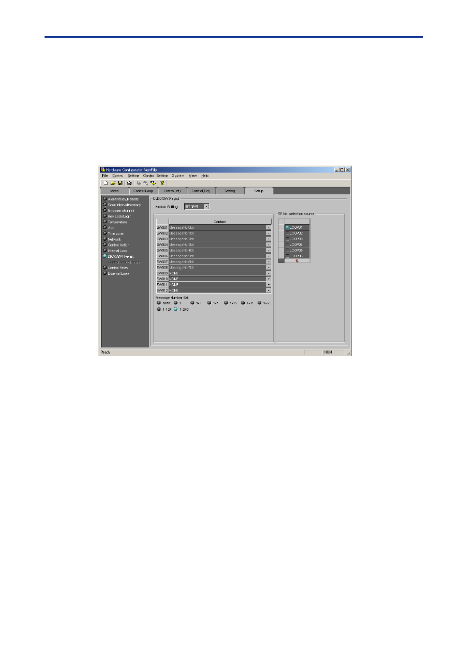 2 message write with internal switch | Yokogawa Data Acquisition with PID Control CX2000 User Manual | Page 16 / 17