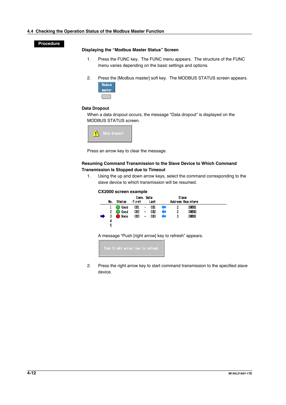 Yokogawa Data Acquisition with PID Control CX2000 User Manual | Page 106 / 321
