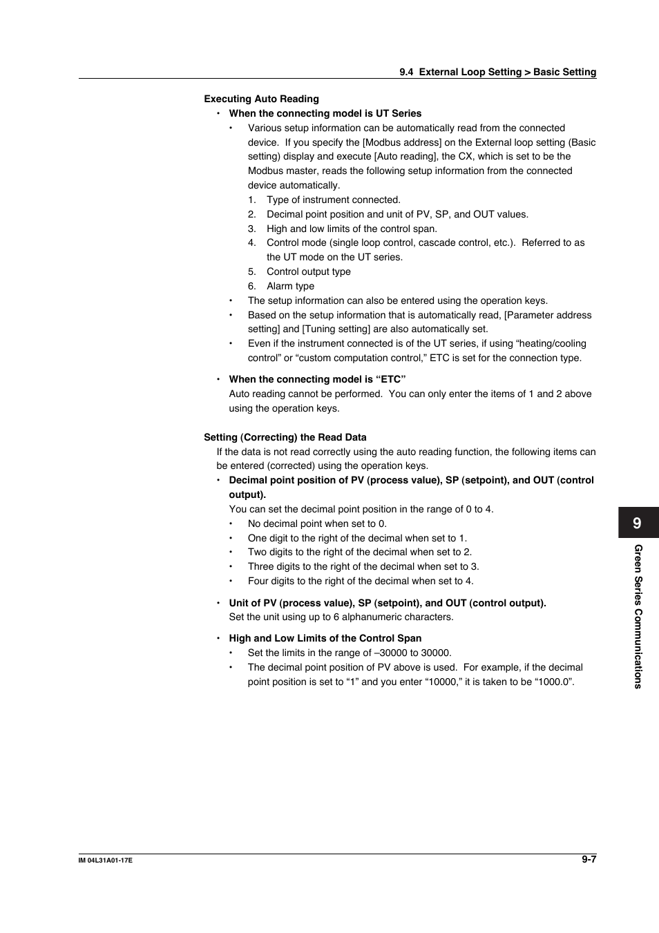 Yokogawa Data Acquisition with PID Control CX2000 User Manual | Page 240 / 321