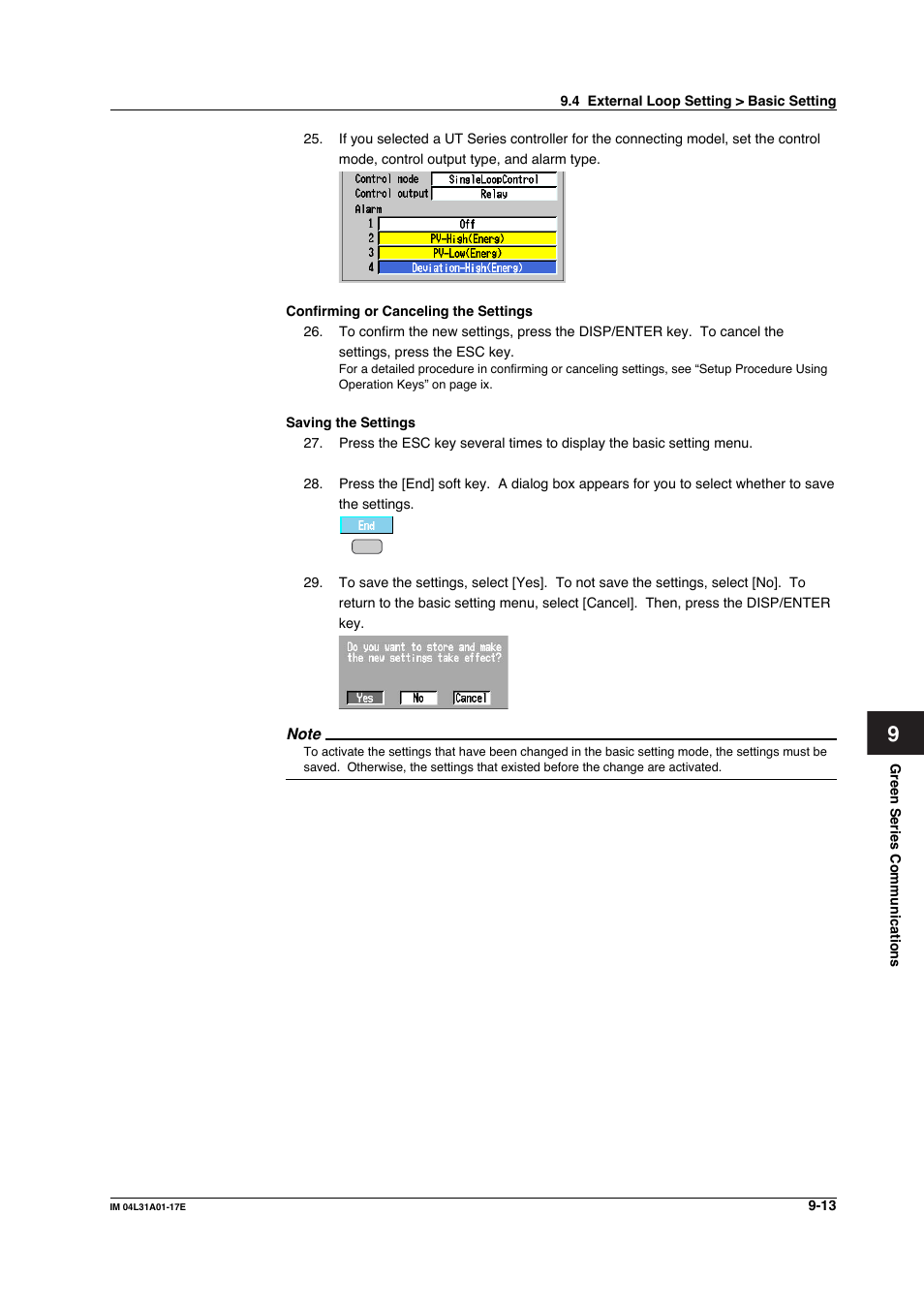 Yokogawa Data Acquisition with PID Control CX2000 User Manual | Page 246 / 321