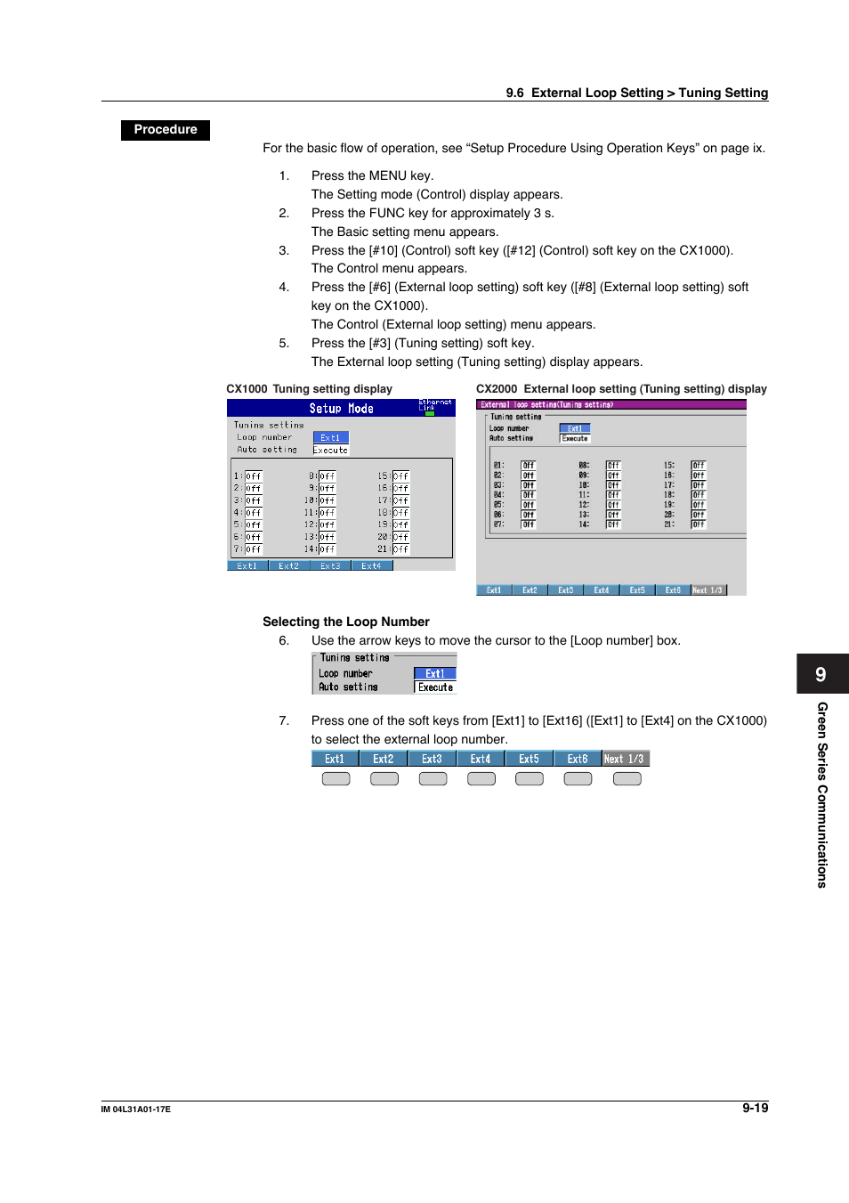 Yokogawa Data Acquisition with PID Control CX2000 User Manual | Page 252 / 321