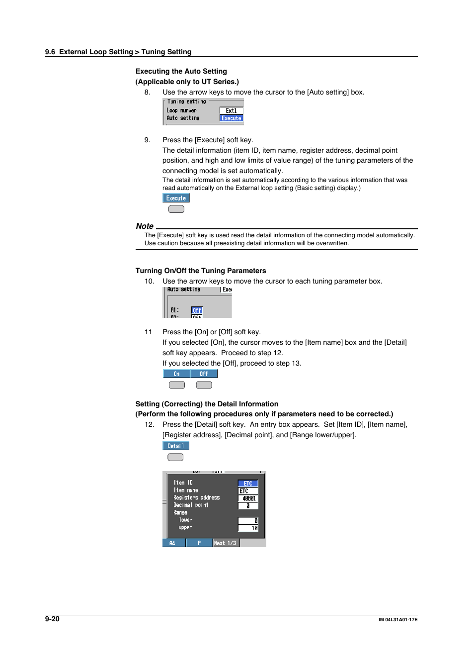 Yokogawa Data Acquisition with PID Control CX2000 User Manual | Page 253 / 321