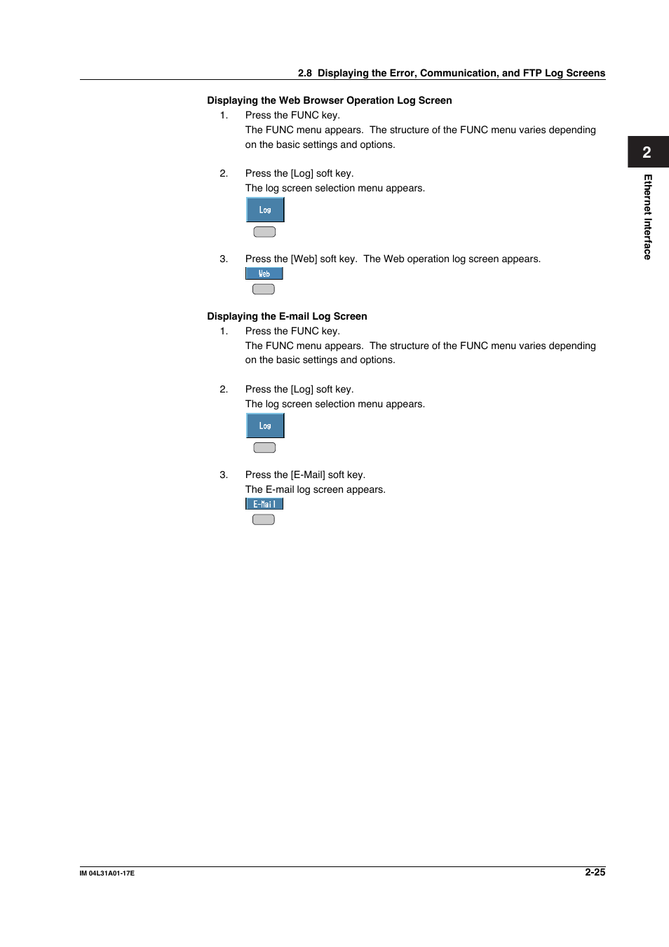 Yokogawa Data Acquisition with PID Control CX2000 User Manual | Page 55 / 321