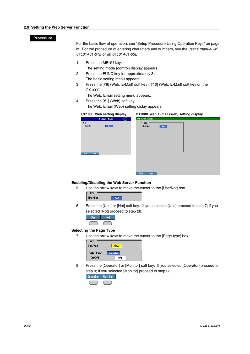 Yokogawa Data Acquisition with PID Control CX2000 User Manual | Page 58 / 321
