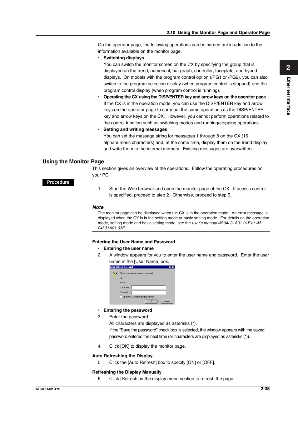 Yokogawa Data Acquisition with PID Control CX2000 User Manual | Page 65 / 321