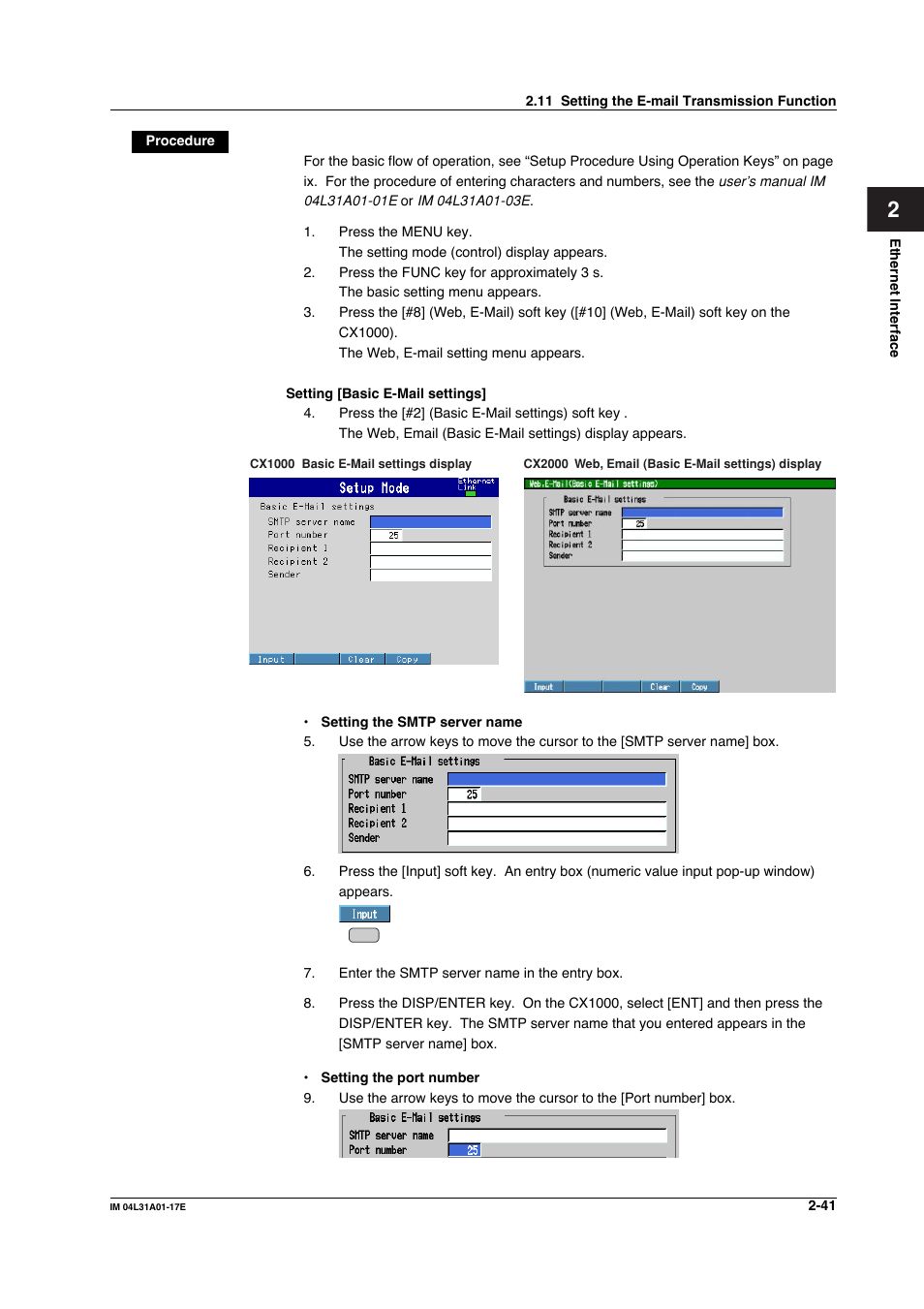 Yokogawa Data Acquisition with PID Control CX2000 User Manual | Page 71 / 321