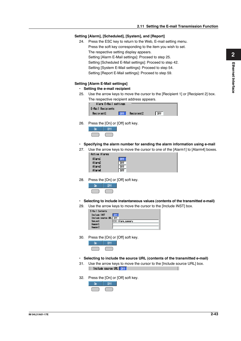 Yokogawa Data Acquisition with PID Control CX2000 User Manual | Page 73 / 321