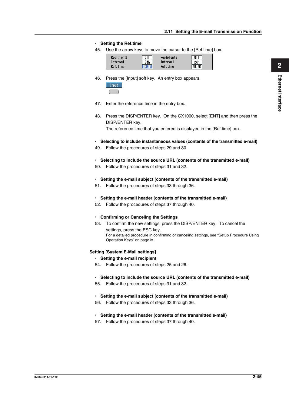 Yokogawa Data Acquisition with PID Control CX2000 User Manual | Page 75 / 321