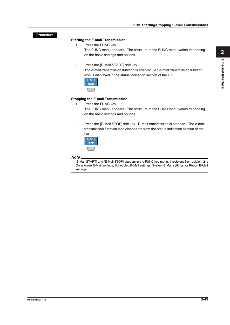 Yokogawa Data Acquisition with PID Control CX2000 User Manual | Page 79 / 321