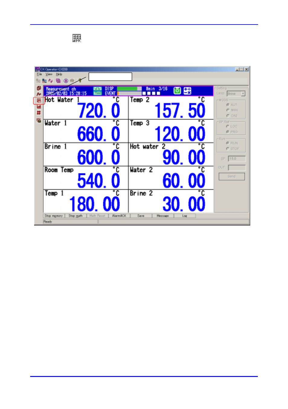 4 digital display | Yokogawa Data Acquisition with PID Control CX2000 User Manual | Page 15 / 21