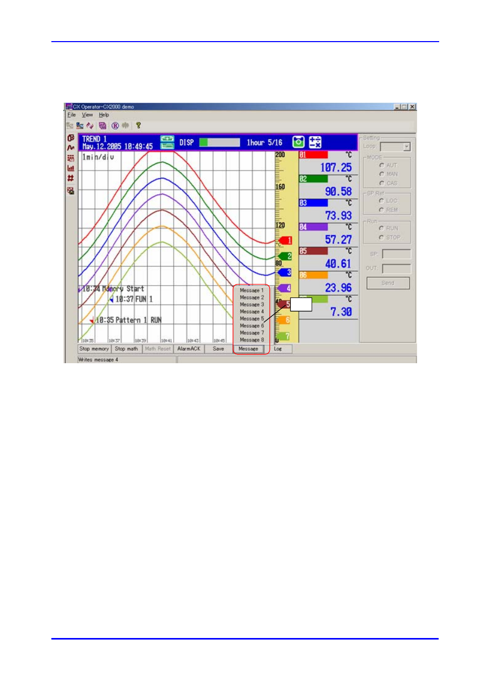 Yokogawa Data Acquisition with PID Control CX2000 User Manual | Page 19 / 21