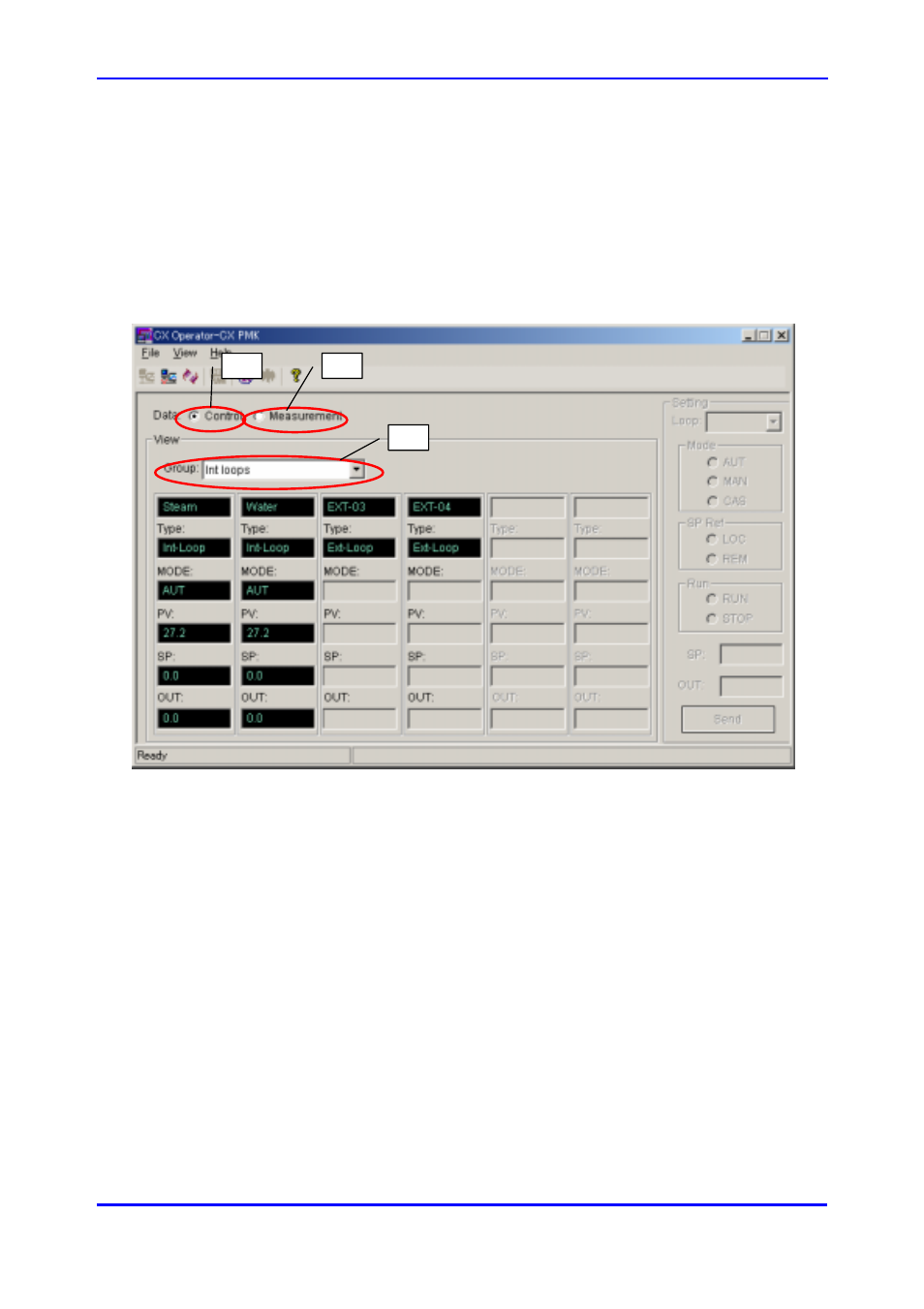 1 cx operator display | Yokogawa Data Acquisition with PID Control CX2000 User Manual | Page 20 / 21