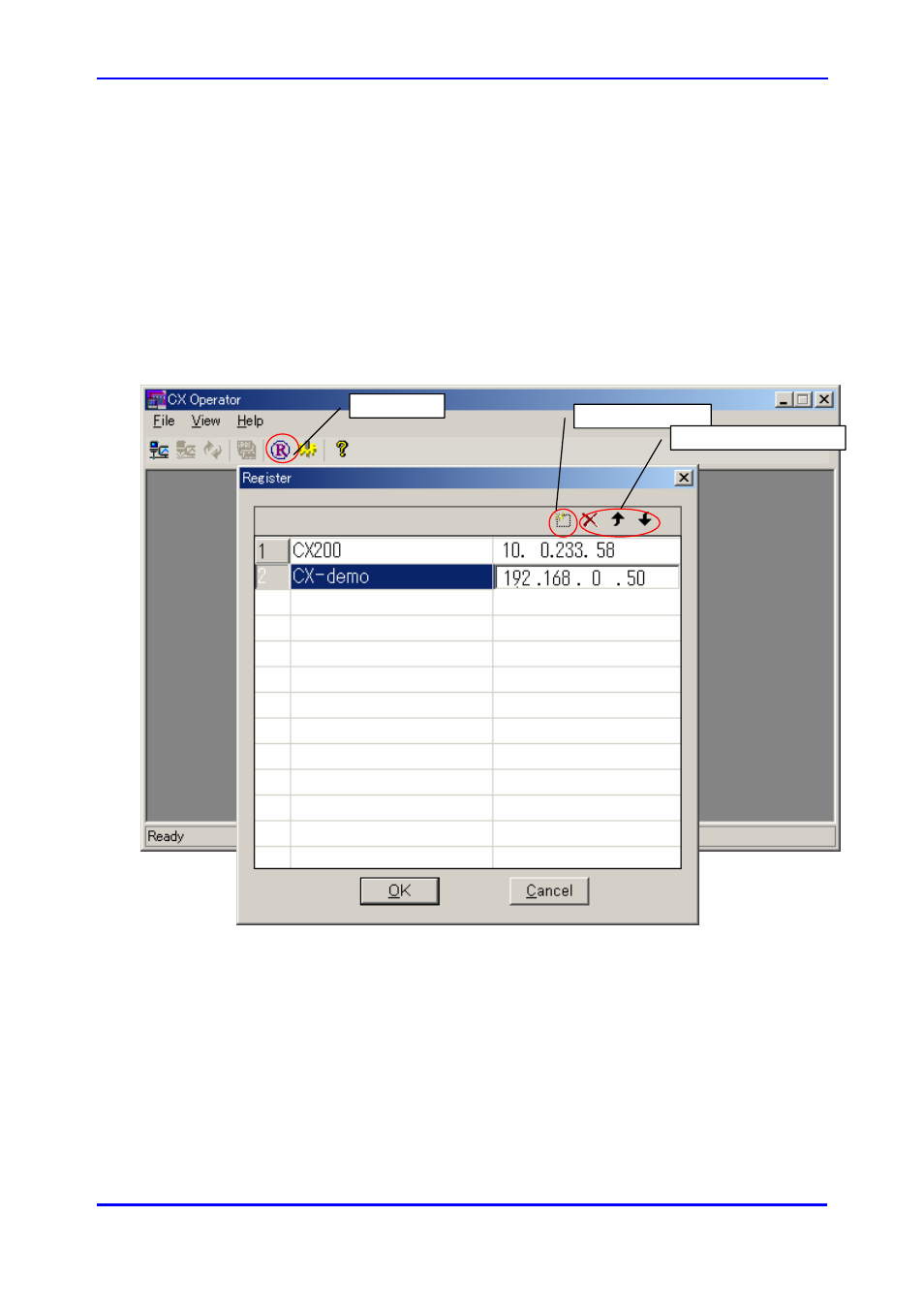 4 registration of cx ip address | Yokogawa Data Acquisition with PID Control CX2000 User Manual | Page 6 / 21