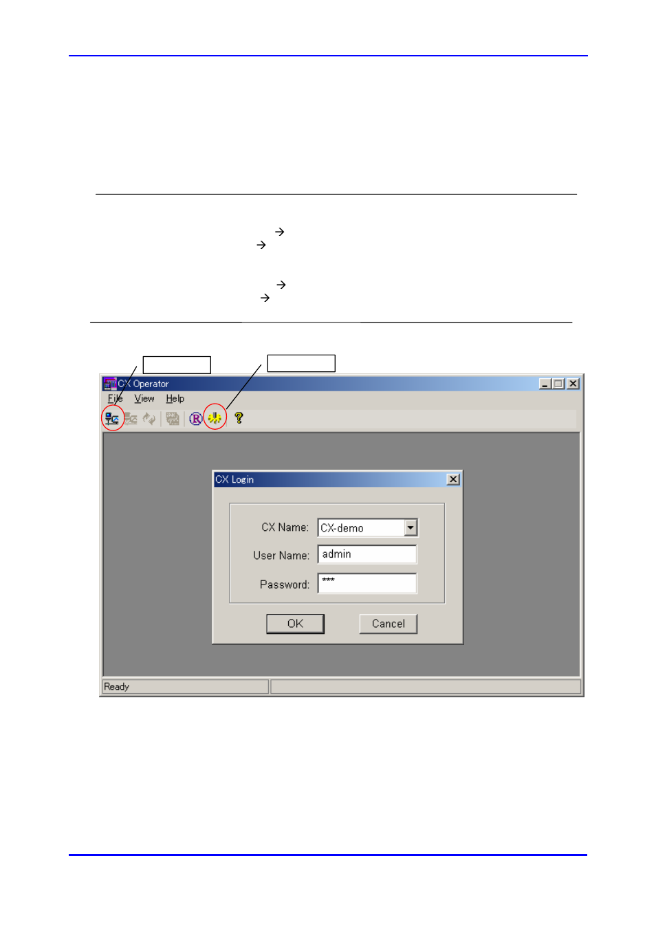 5 login | Yokogawa Data Acquisition with PID Control CX2000 User Manual | Page 7 / 21