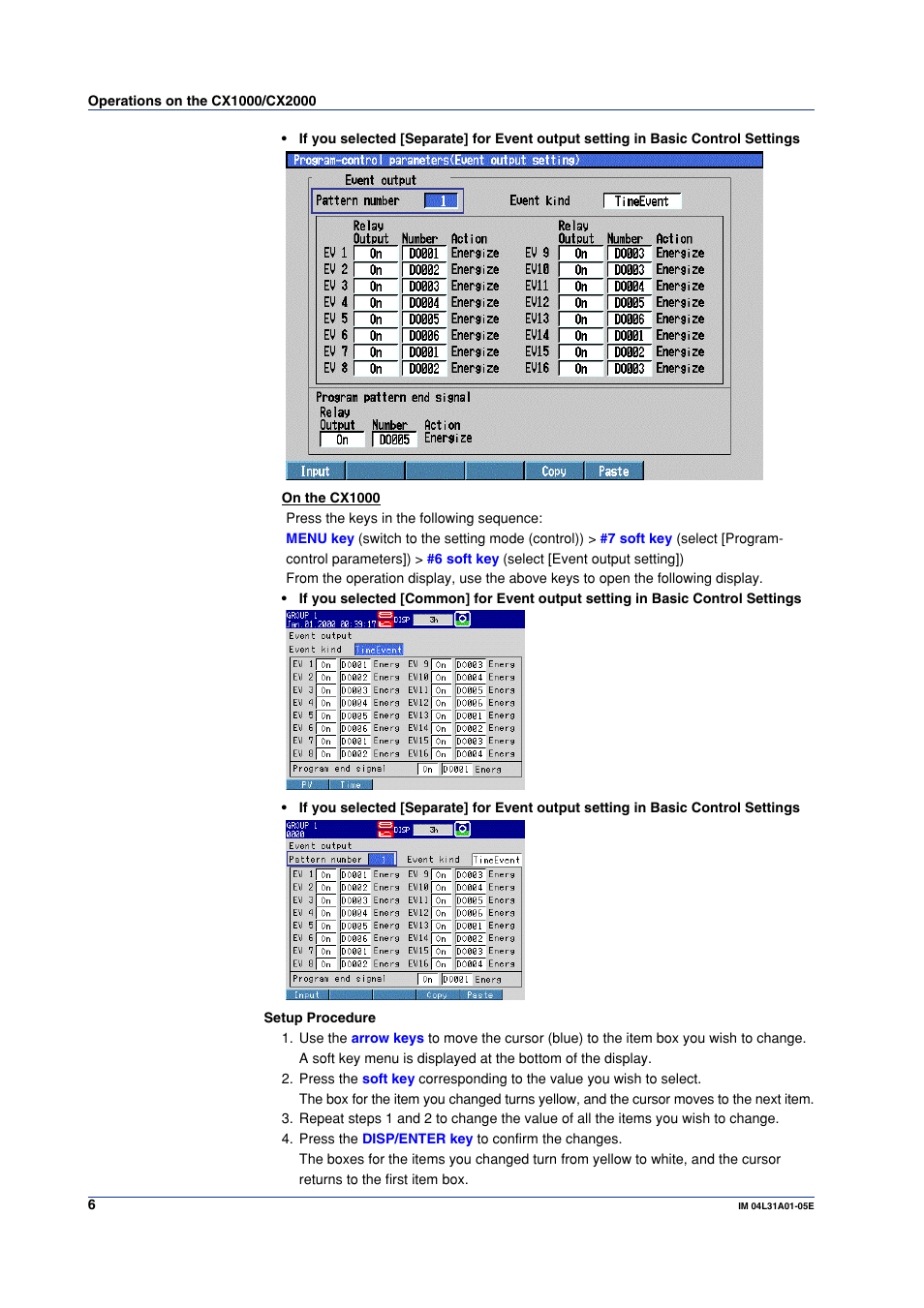 Yokogawa Data Acquisition with PID Control CX2000 User Manual | Page 6 / 16