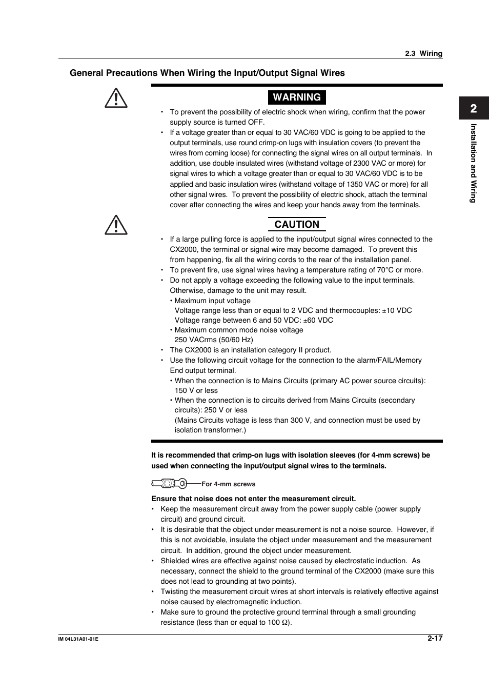 Yokogawa Data Acquisition with PID Control CX2000 User Manual | Page 134 / 427