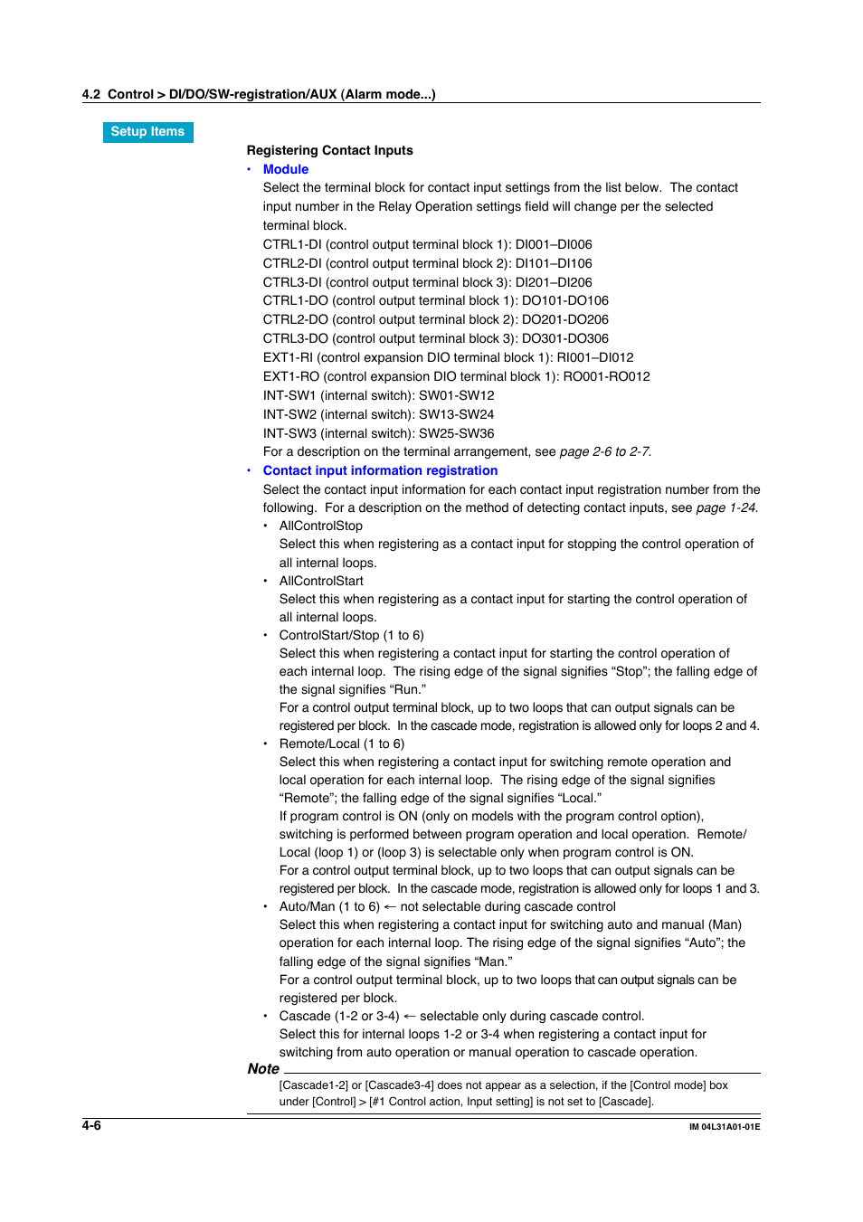 Yokogawa Data Acquisition with PID Control CX2000 User Manual | Page 166 / 427