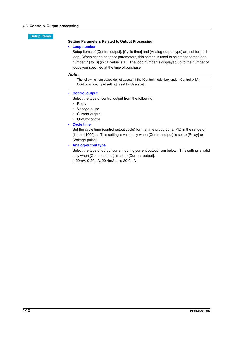 Yokogawa Data Acquisition with PID Control CX2000 User Manual | Page 172 / 427