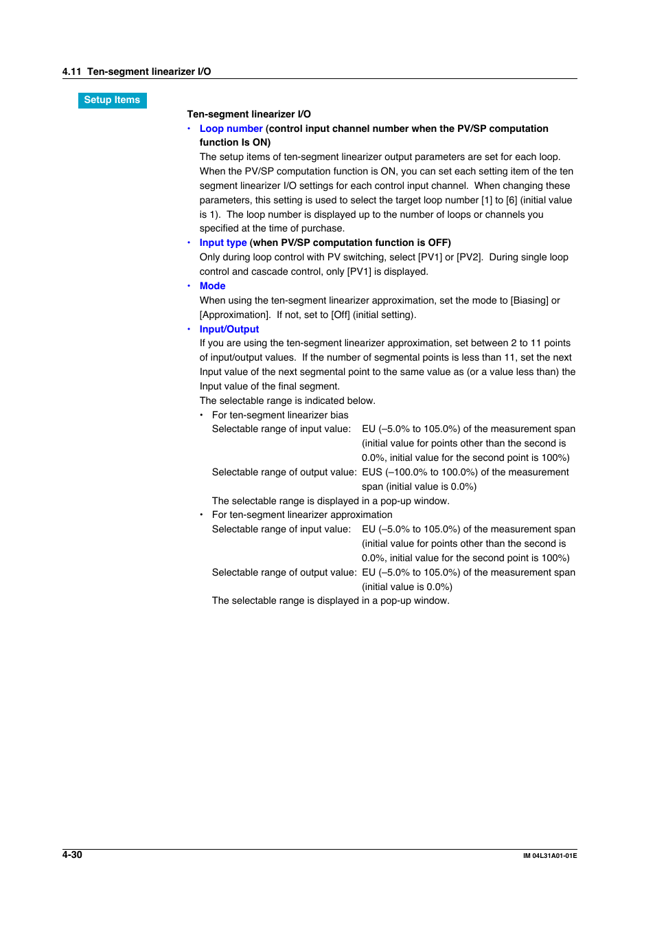 Yokogawa Data Acquisition with PID Control CX2000 User Manual | Page 190 / 427