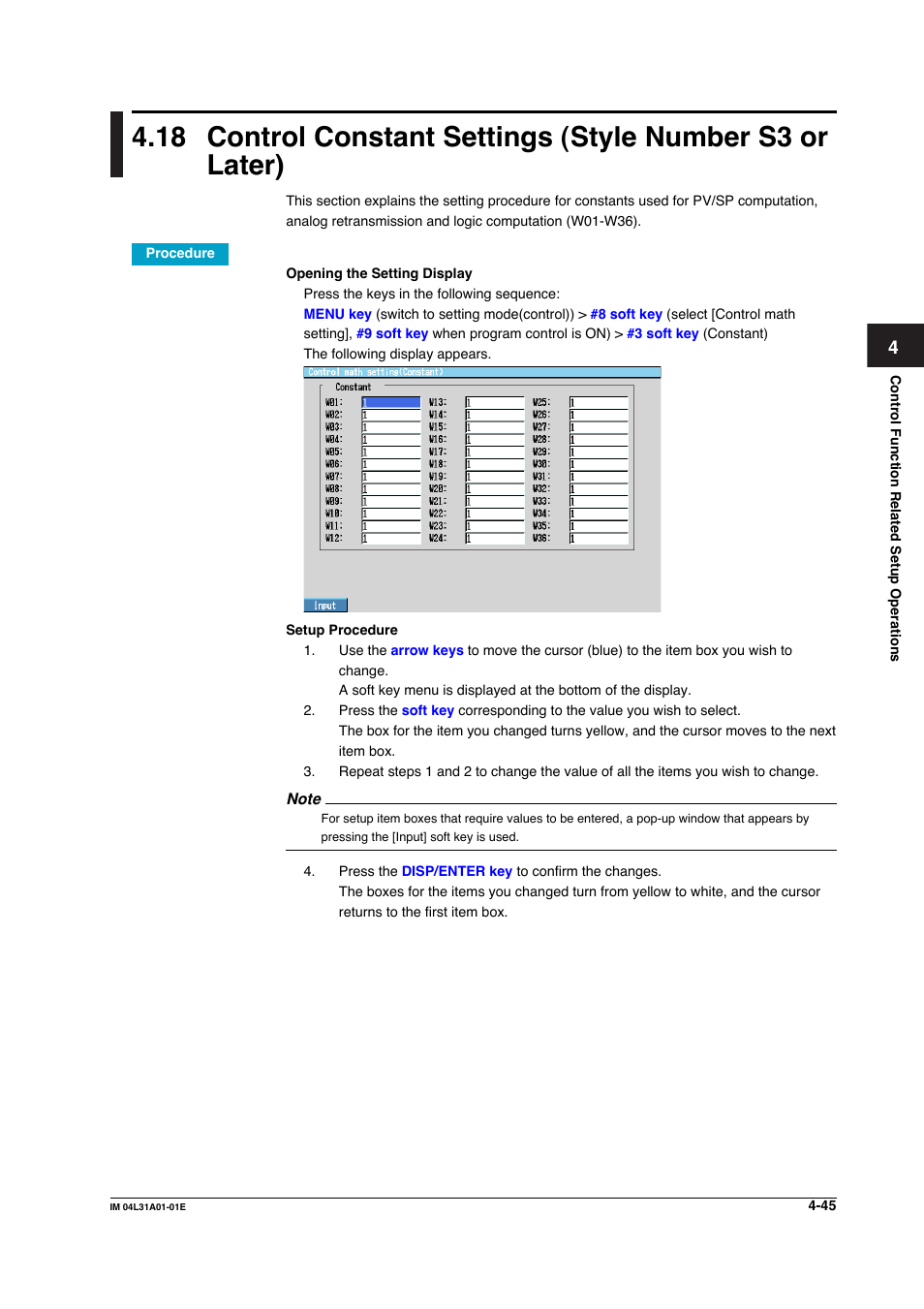 Yokogawa Data Acquisition with PID Control CX2000 User Manual | Page 205 / 427