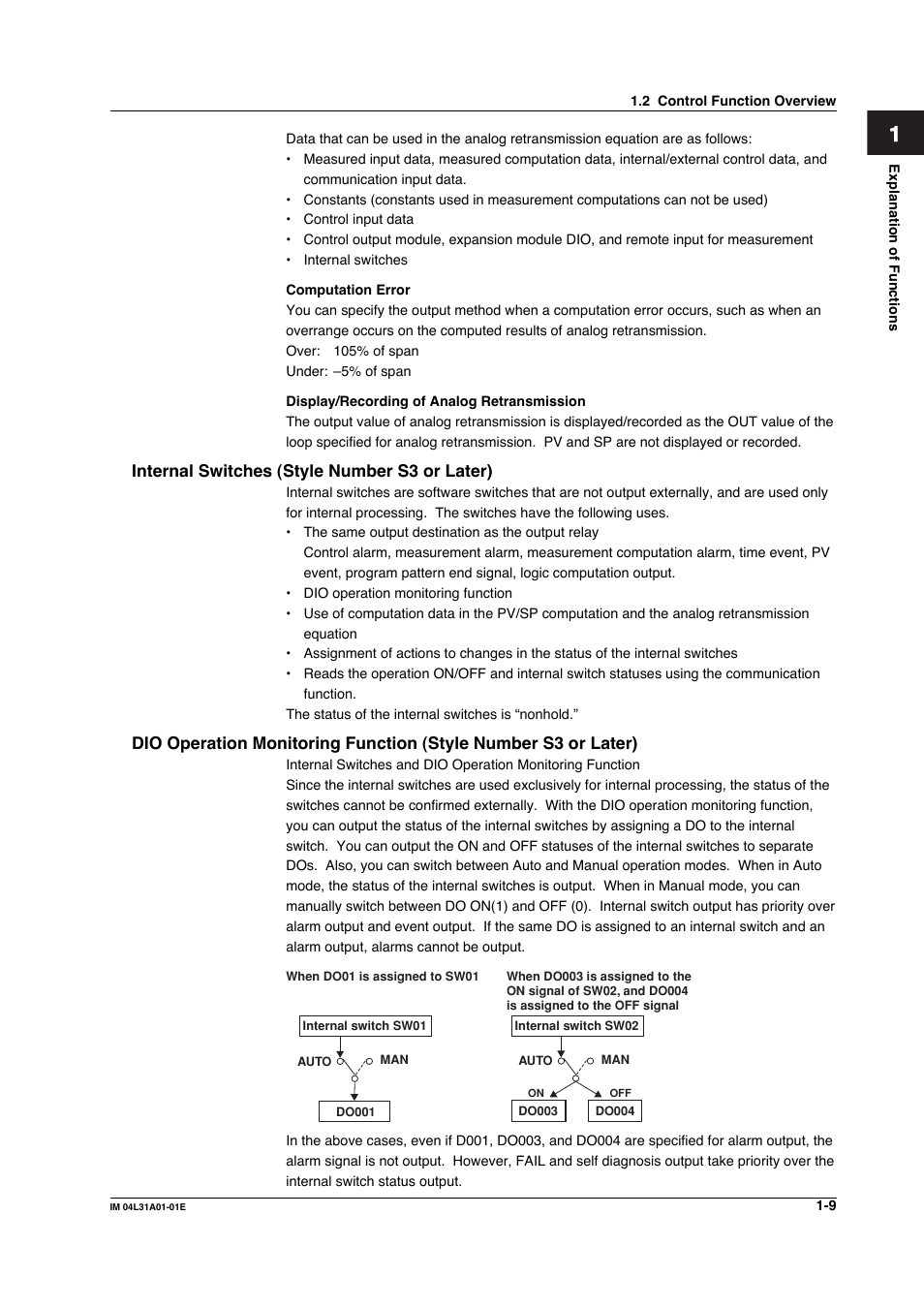 Yokogawa Data Acquisition with PID Control CX2000 User Manual | Page 21 / 427