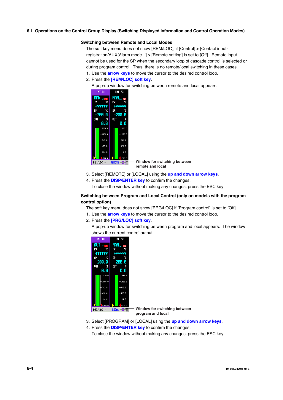 Yokogawa Data Acquisition with PID Control CX2000 User Manual | Page 229 / 427