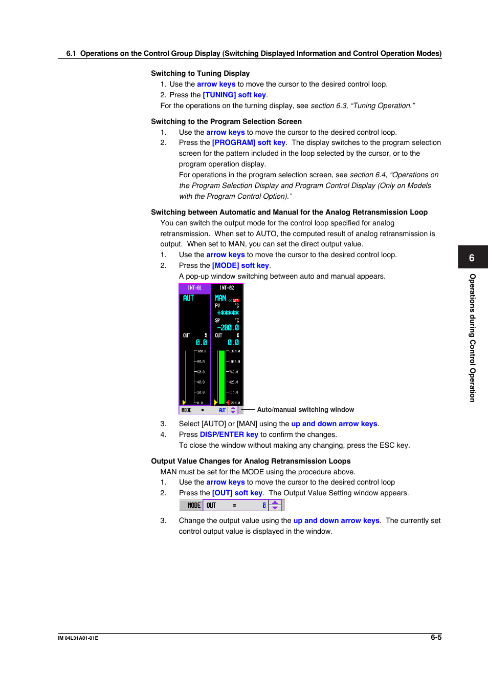 Yokogawa Data Acquisition with PID Control CX2000 User Manual | Page 230 / 427