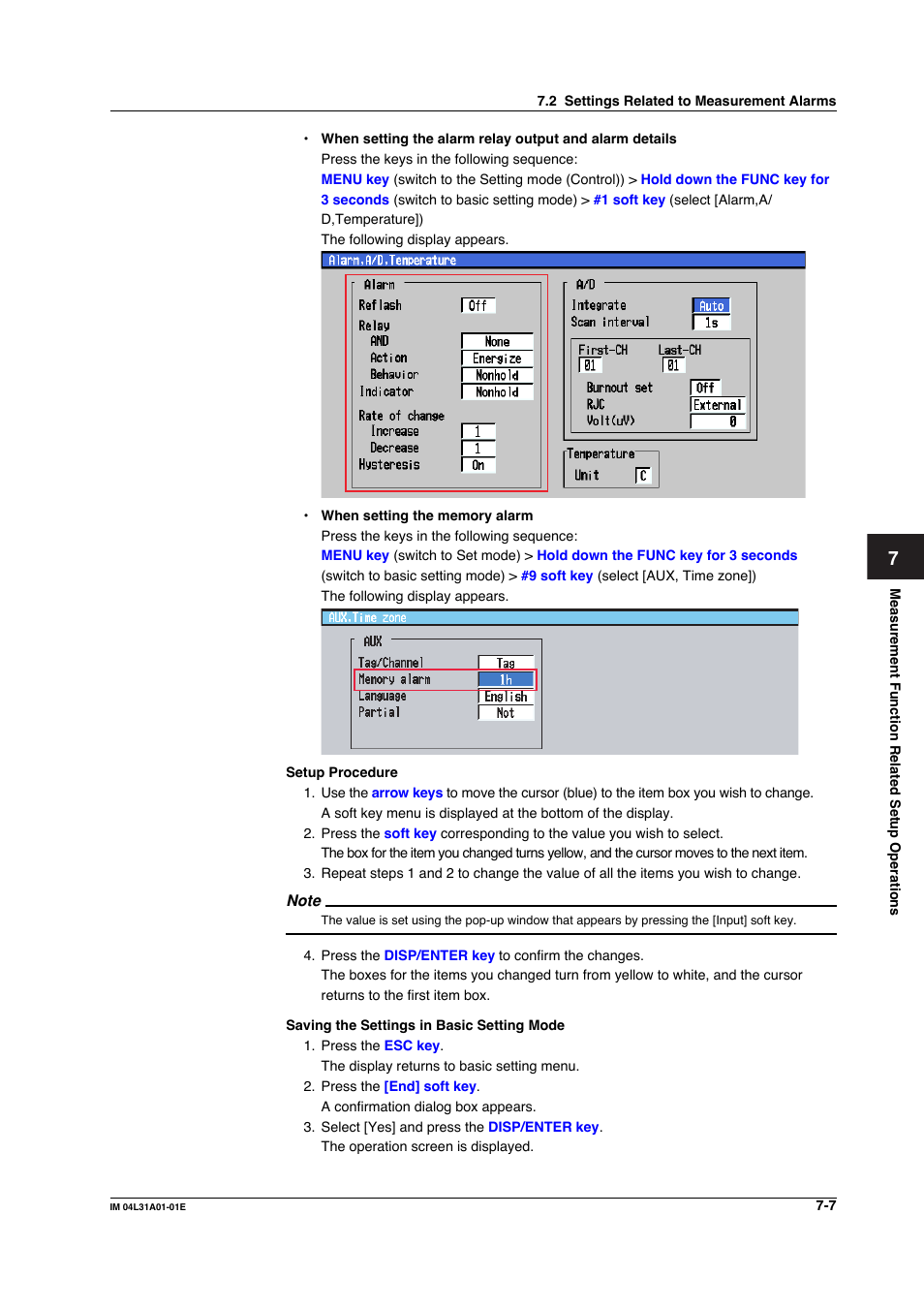 Yokogawa Data Acquisition with PID Control CX2000 User Manual | Page 253 / 427