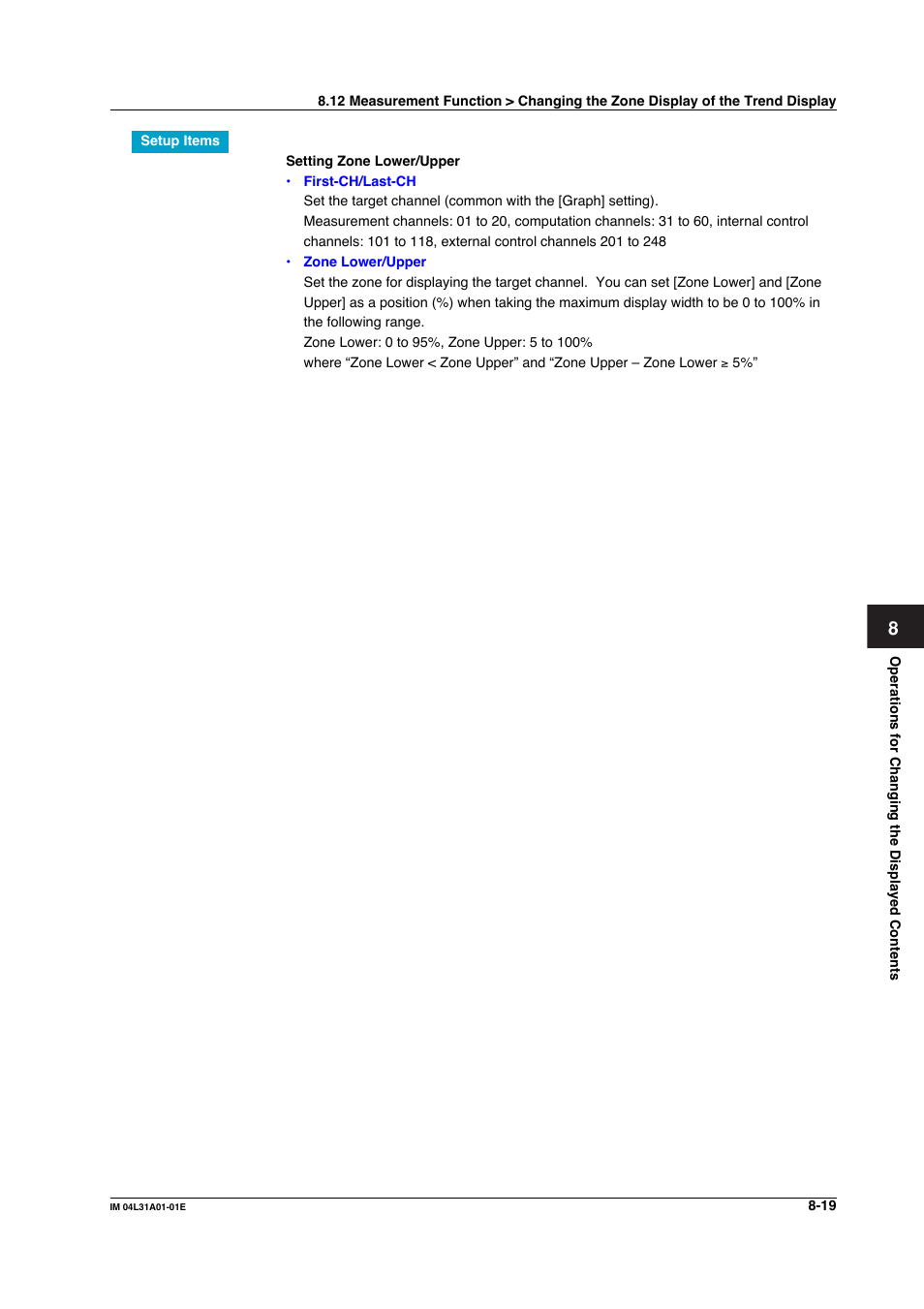 Yokogawa Data Acquisition with PID Control CX2000 User Manual | Page 276 / 427