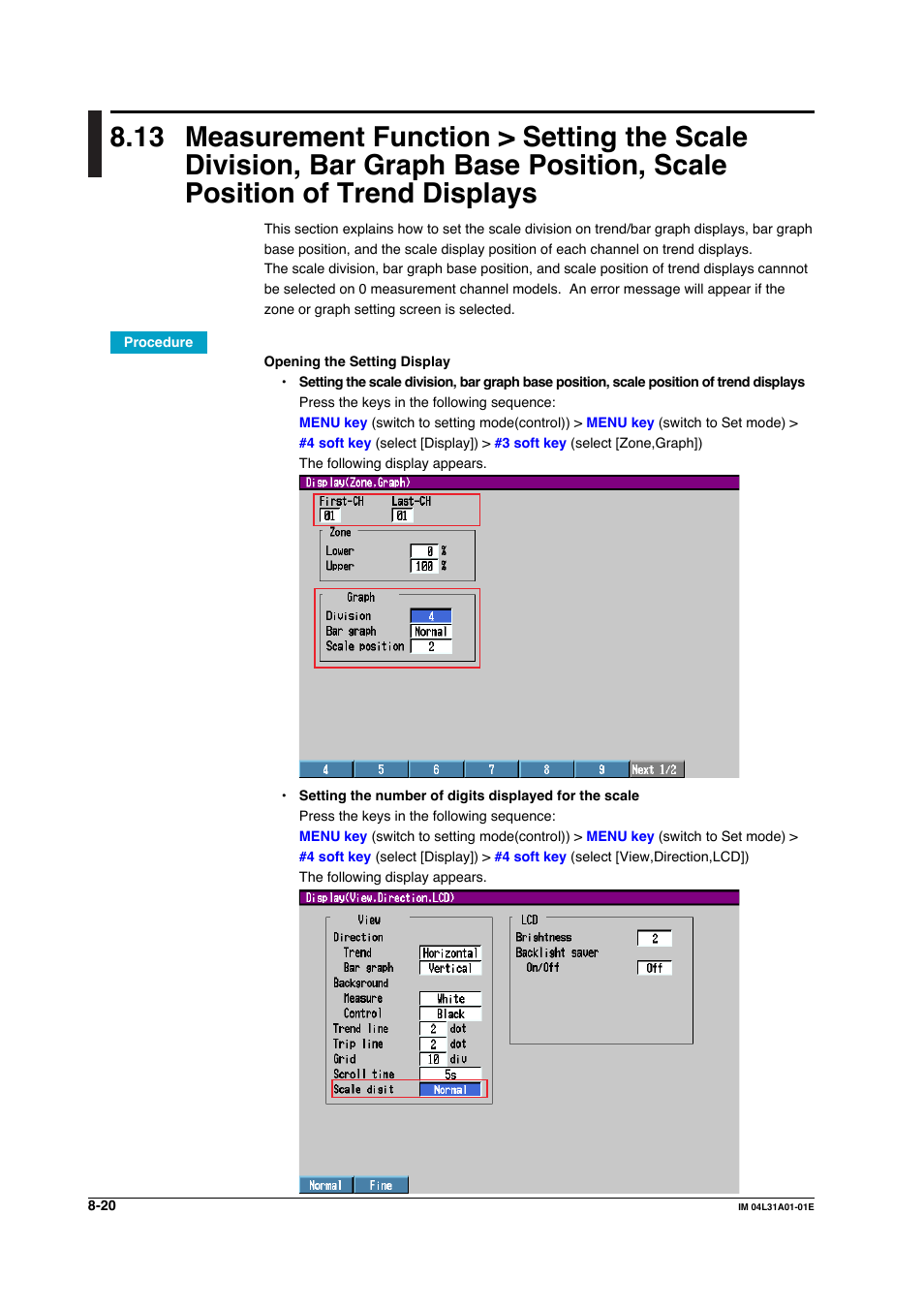 Yokogawa Data Acquisition with PID Control CX2000 User Manual | Page 277 / 427