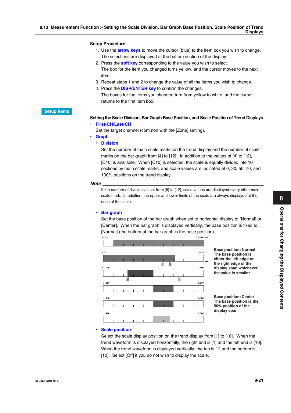 Yokogawa Data Acquisition with PID Control CX2000 User Manual | Page 278 / 427