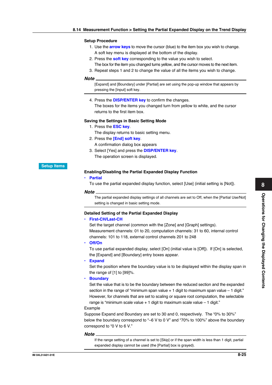 Yokogawa Data Acquisition with PID Control CX2000 User Manual | Page 282 / 427