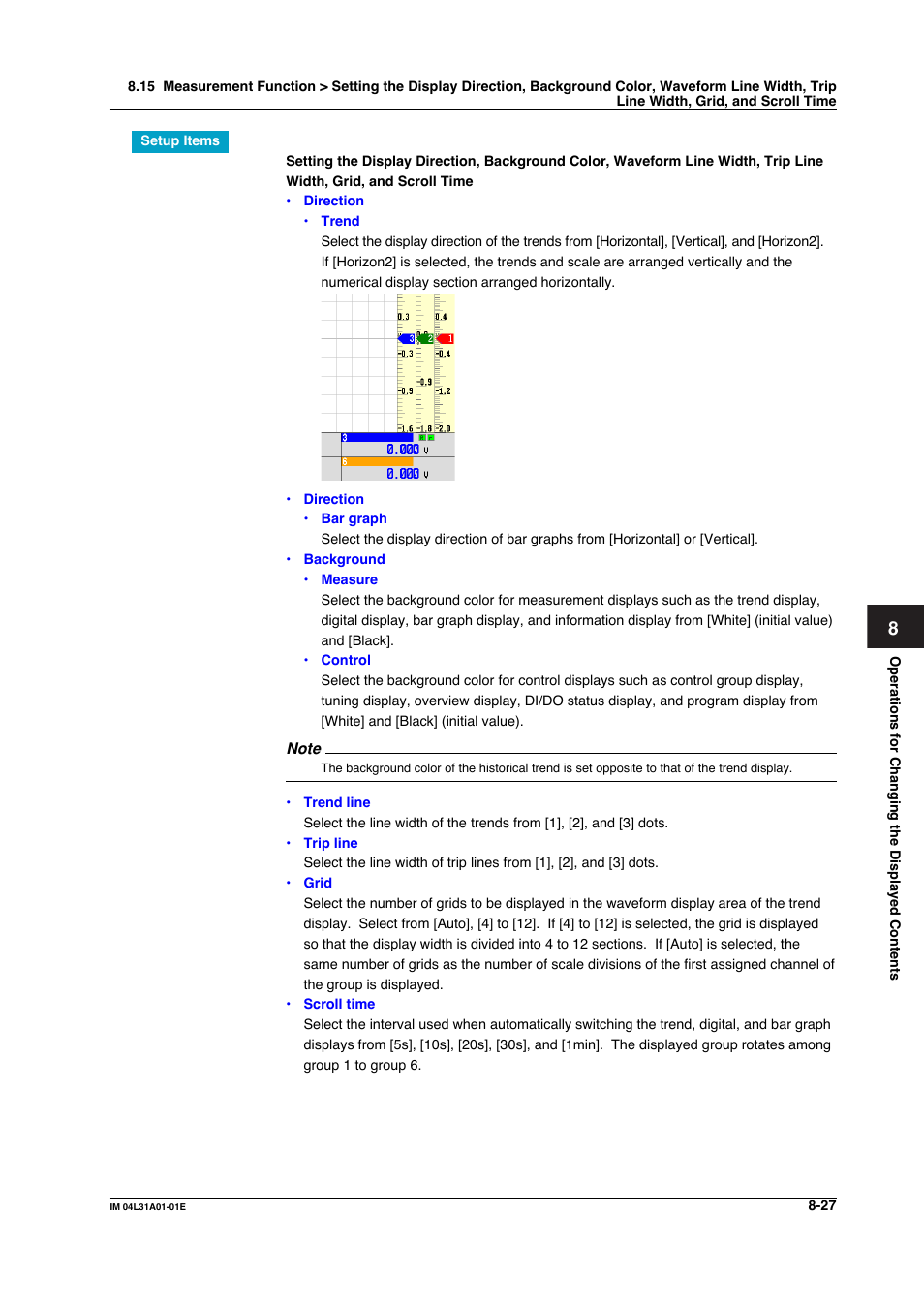 Yokogawa Data Acquisition with PID Control CX2000 User Manual | Page 284 / 427