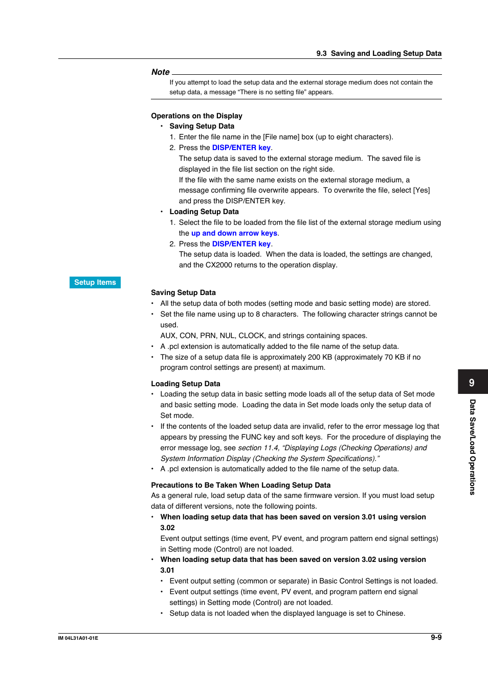 Yokogawa Data Acquisition with PID Control CX2000 User Manual | Page 293 / 427