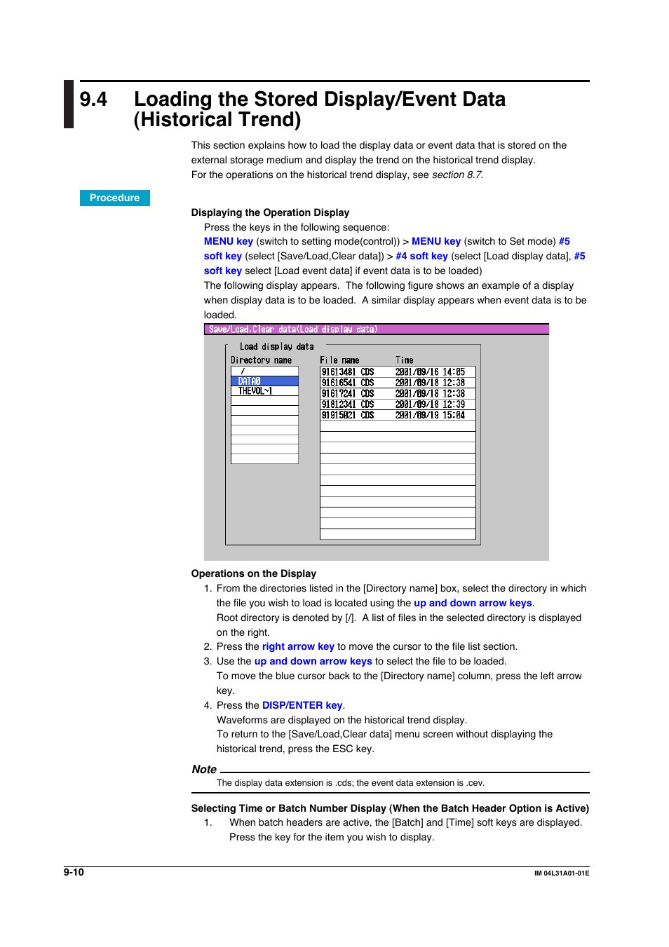 Yokogawa Data Acquisition with PID Control CX2000 User Manual | Page 294 / 427