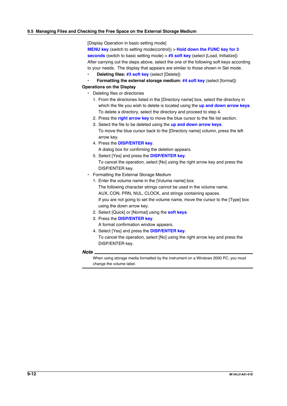 Yokogawa Data Acquisition with PID Control CX2000 User Manual | Page 296 / 427