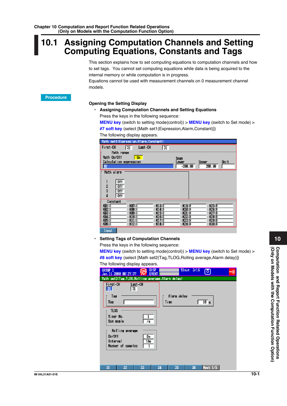 Yokogawa Data Acquisition with PID Control CX2000 User Manual | Page 300 / 427