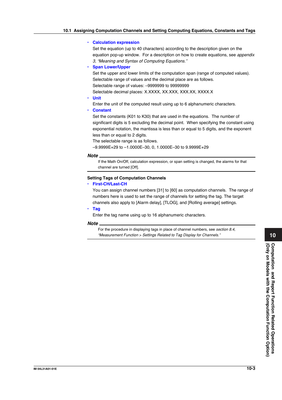 Yokogawa Data Acquisition with PID Control CX2000 User Manual | Page 302 / 427