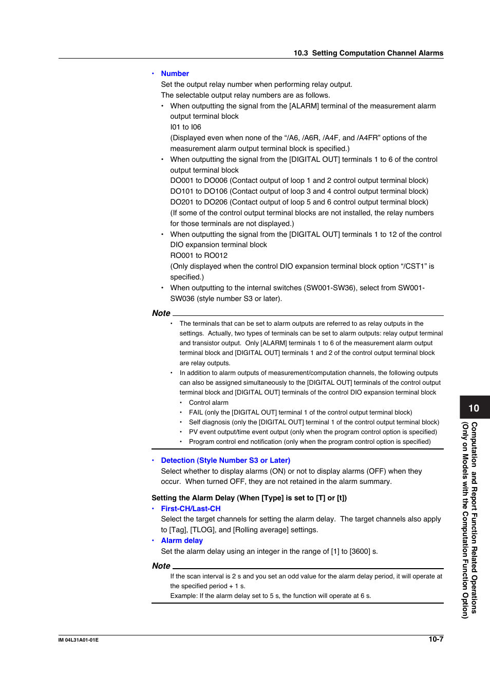 Yokogawa Data Acquisition with PID Control CX2000 User Manual | Page 306 / 427