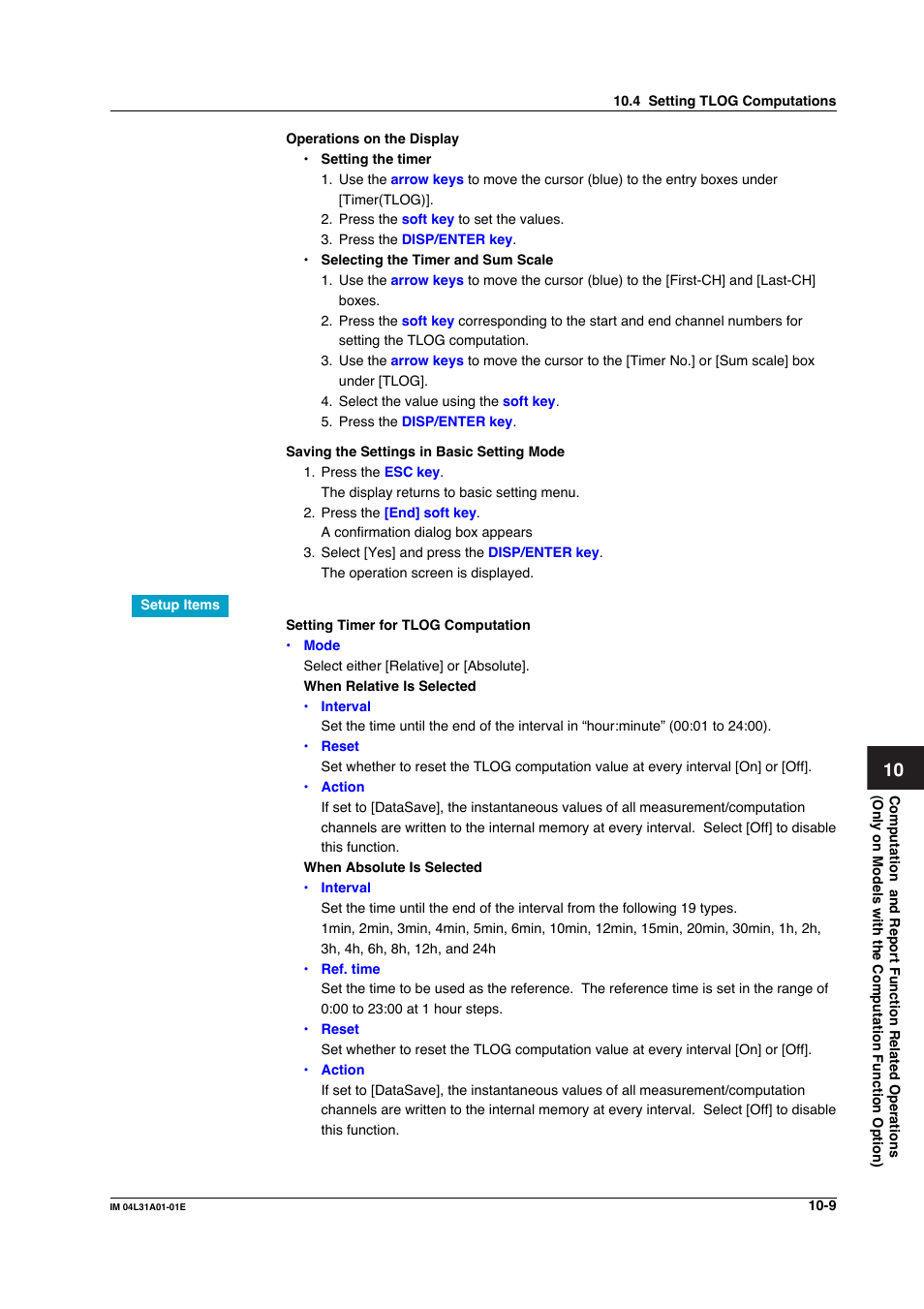 Yokogawa Data Acquisition with PID Control CX2000 User Manual | Page 308 / 427